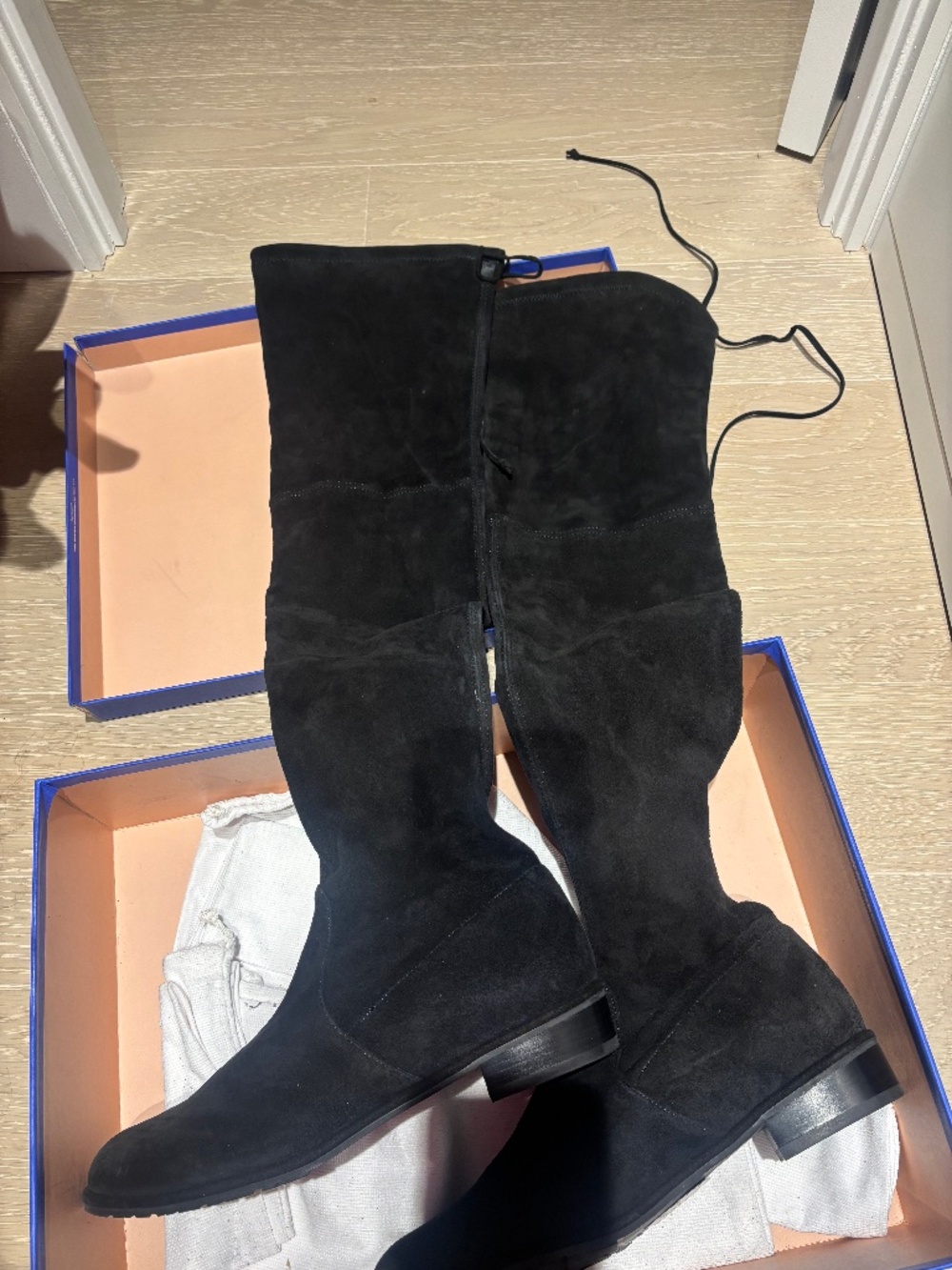Stuart Weitzman Lowland black boots